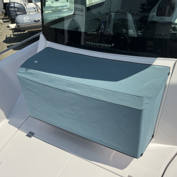 Sellerie complète bleu pétrole Axopar 29 XC Cross Cabin | Port deun Marine