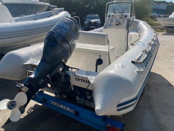 Ensemble Bombard 550 + remorque Sunway 2013, moteur Yamaha 50cv, prêt pour vos sorties en mer | Port Deun Marine