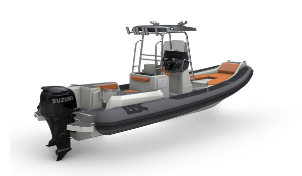 Bateau pneumatique BSC 79 Fishing avec pont dégagé et équipements pêche intégrés | Port Deun Marine