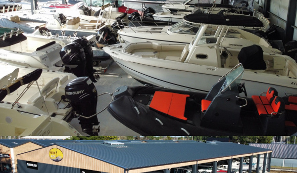 Zone de stockage extérieur pour bateaux à moteur et semi-rigides | Port Deun Marine