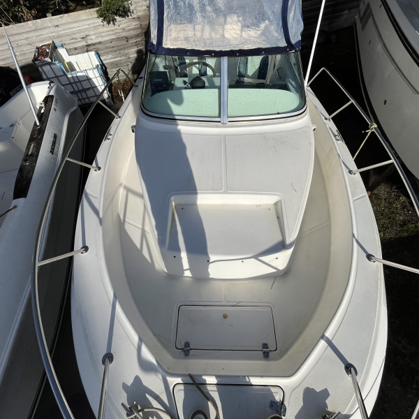 Coussins de cockpit et bimini top du White Shark 237 | Port Deun Marine