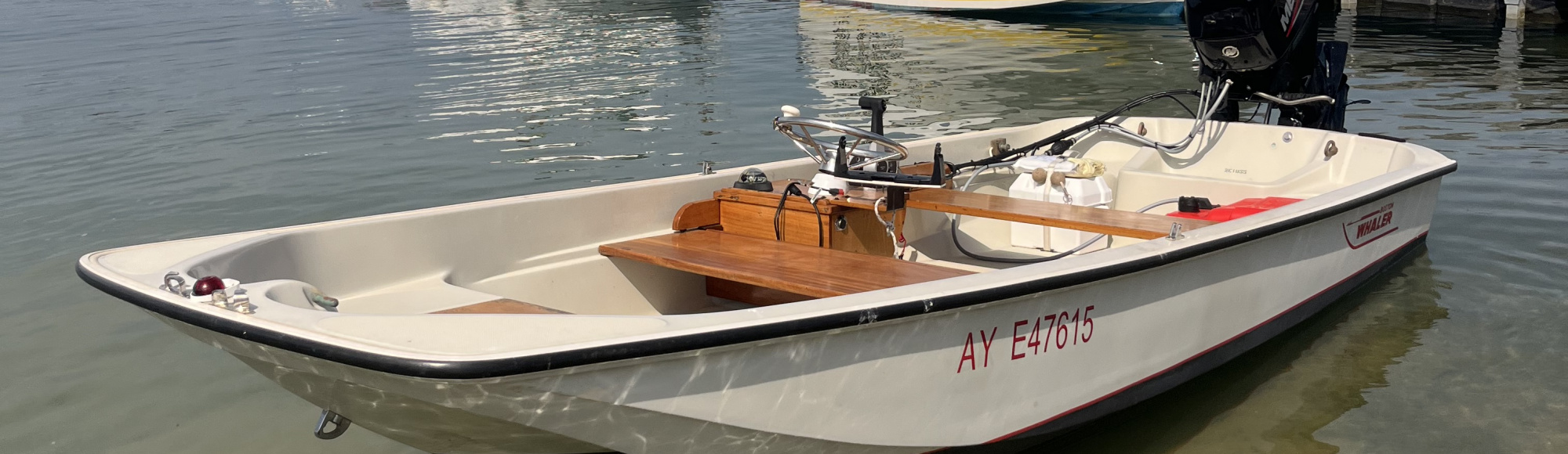 Refit Boston Whaler 13&prime; : passage au Mercury 40 cv 4 temps